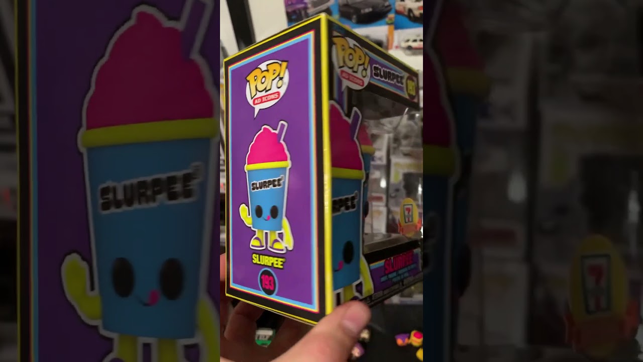 The 7-Eleven Glow in the Dark Blue Slurpee Action Figure by Funko Pop via 7-Eleven Exclusive!