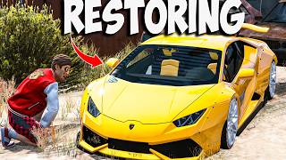 I Restored a  Lamborghini Huracan Liberty Walk  in GTA 5