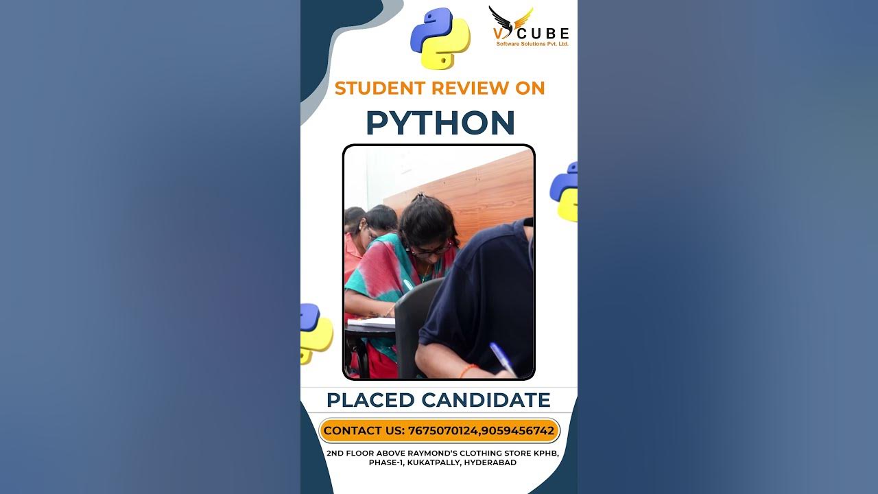 Python student review 2024 | V Cube | Best Python coaching institutes ...