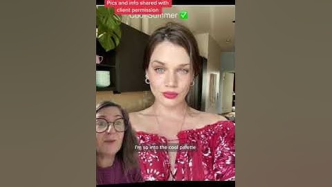 Is she a Soft Summer? Does flow season REALLY matter? #coloranalysis #colouranalysis