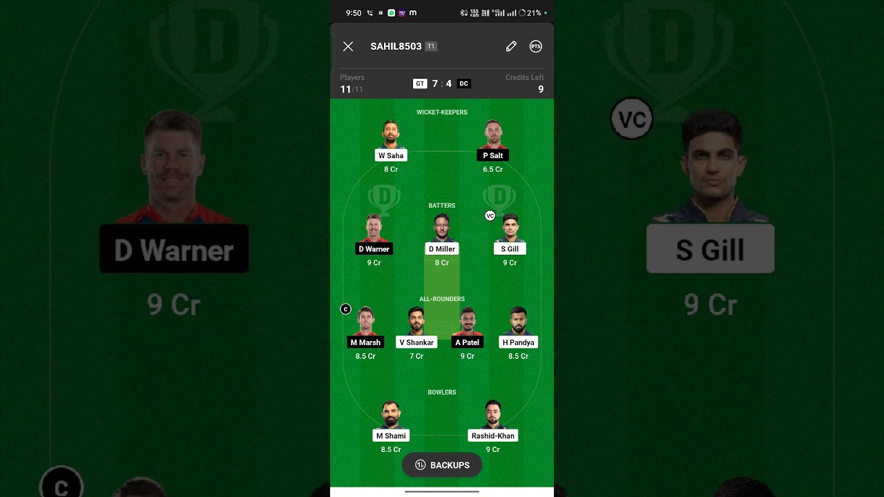 GT vs DC Dream11 team, GT vs DC Dream11 prediction | IPL 2023 