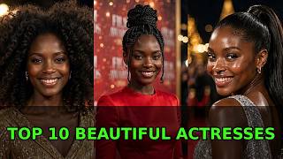 Top 10 Most Beautiful Black Actresses 2026 👑 Gorgeous Stars Ranked