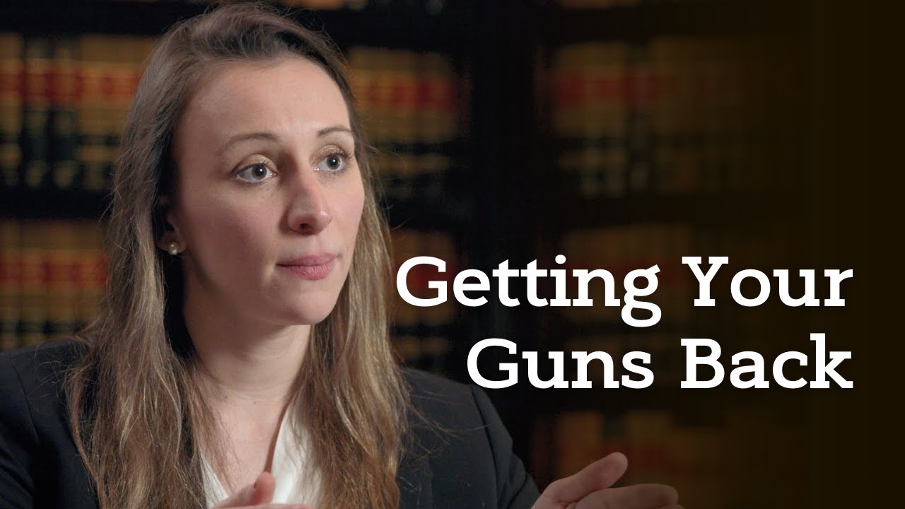 Can I get my guns back after being charged with a felony in North Carolina?