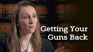 Can I get my guns back after being charged with a felony in North Carolina?