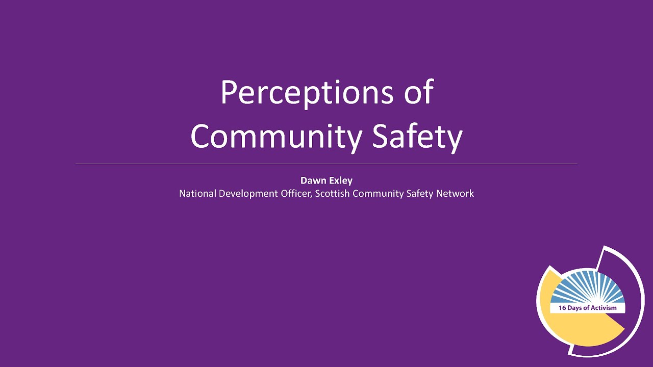 Community Safety and VAWG: Dawn Exley (Scottish Community Safety ...