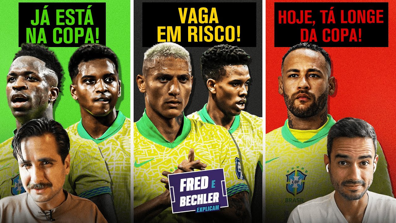 QUEM JÁ ESTÁ NA COPA DO MUNDO E QUEM PRECISA LIGAR O ALERTA VERMELHO? | FRED E BECHLER EXPLICAM