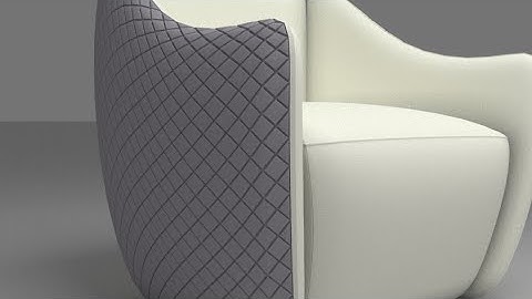 Training modelling 3ds max - Swivel Arm Chair