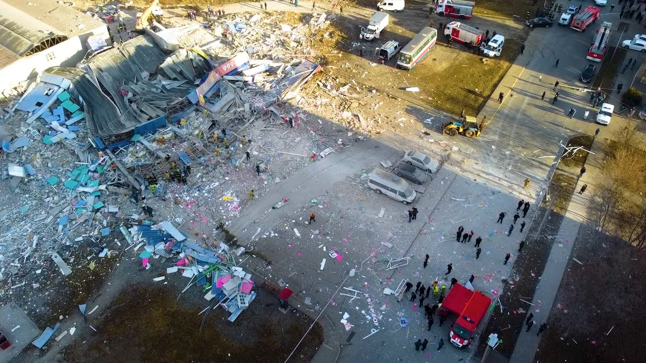 Взрыв машины в питере
