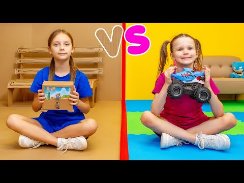 Cardboard or Color Toys? Stephi Chooses the Surprise!📦🦄