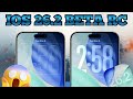 SAIU!!🔥 IOS 26.2 BETA RC - NOVIDADES AirDrop & tela inicial e bateria !📲