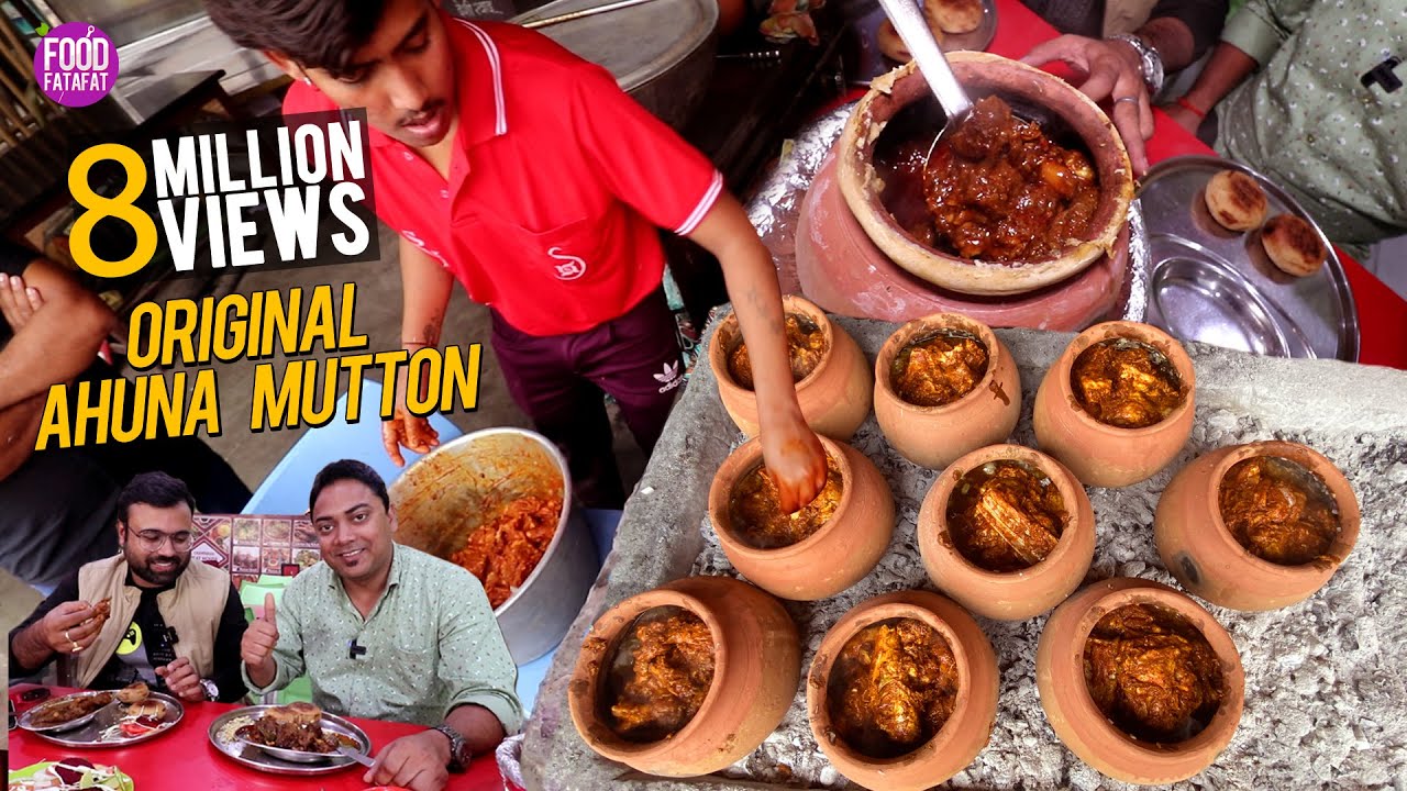 Champaran Ka Original Ahuna Mutton At Champaran Meat House Patna | Patna Street Food @Foodie Robin | Food Fatafat