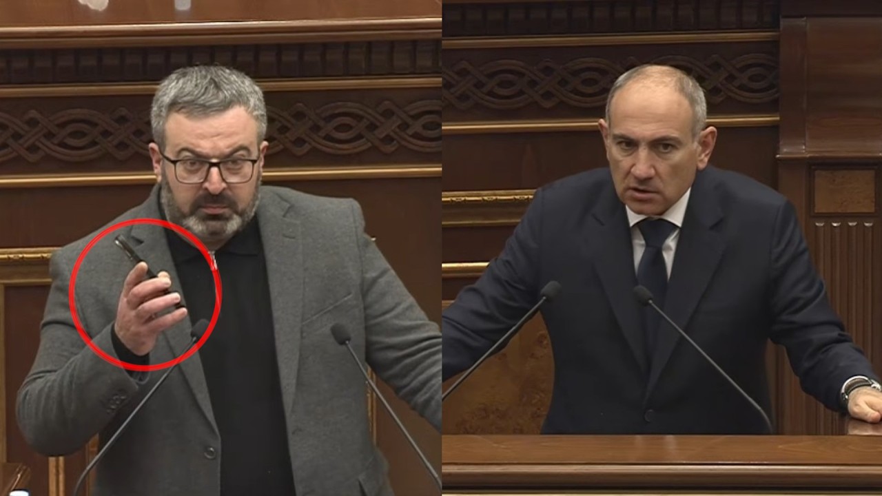 Գառնիկ Դաինելյանը ԱԺ-ում ձայնագրություն միացրեց՝ Փաշինյանին առնչվող