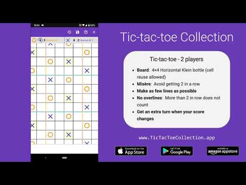 Tic-tac-toe - 4x4 Klein bottle misere
