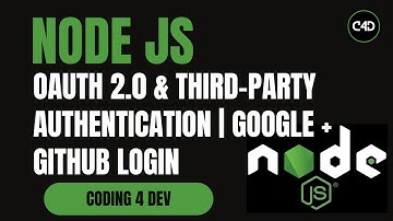 OAuth 2.0 & Third-Party Authentication | Google + GitHub Login with Passport.js in Node.js