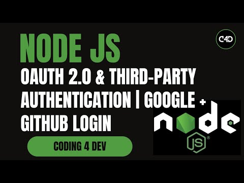 OAuth 2.0 & Third-Party Authentication | Google + GitHub Login with Passport.js in Node.js
