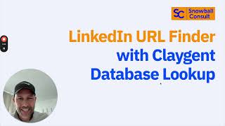 Find LinkedIn URLs with Claygent and Database Lookups
