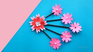 Nice Paper Wall Hanging craft ideas-Flower Wall Hanging