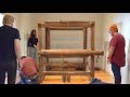 Reassembly of a Timber-framed Loom