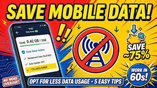 Mobile Data Settings ! Data Limit  ! Data Usage Setting ! Data Warning and Limit screenshot 3