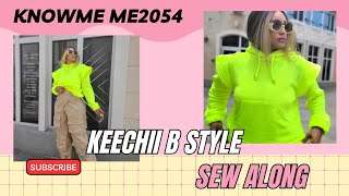 Sew Along KnowMe Pattern ME2054 View A Pullover Hoodie Tutorial
