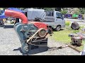1964年式イセキ脱穀機 D3LE型 発動機運転会 山梨県定例 2026年5月 "Iseki" Harvester, Classic Engine Meeting Japan May, 2026