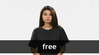 How to pronounce FREE in American English