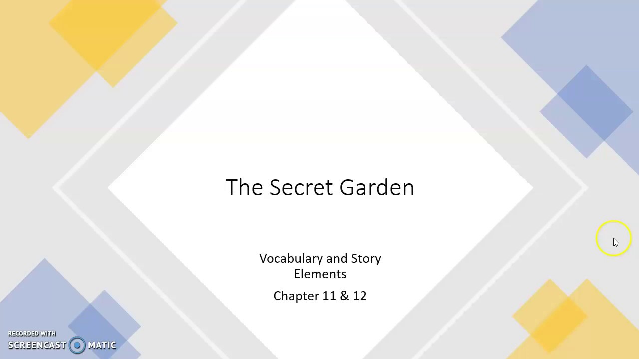 The Secret Garden Chapters 11 & 12 - YouTube