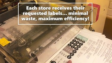 How this laser cutter for self adhesive labels reduced a client label order by 60%