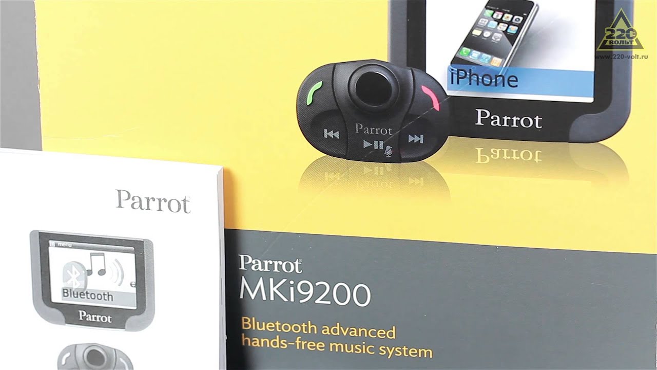 Громкая связь PARROT MKi9200 - YouTube