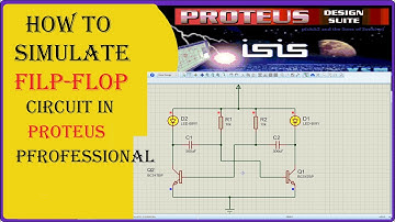 Flip Flop Simulation in Proteus Professional