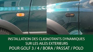 INSTALLATION DES CLIGNOTANTS DYNAMIQUES SUR GOLF 3 / 4 / BORA / PASSAT / POLO by LeGolfiste 5,184 views 2 years ago 2 minutes, 53 seconds