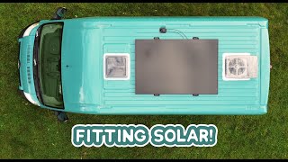 Fitting a SOLAR PANEL to a CAMPERVAN - DIY Budget Campervan Conversion by Pilgrim Pods 33,386 views 3 years ago 14 minutes, 54 seconds