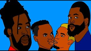 Big Zulu, Black Diamond & Sjava (Amabhinca Superstars Animated Parody)