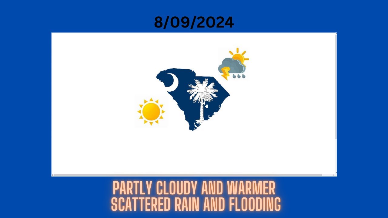 Partly Cloudy and Warmer, Scattered Rain and Flooding for South ...