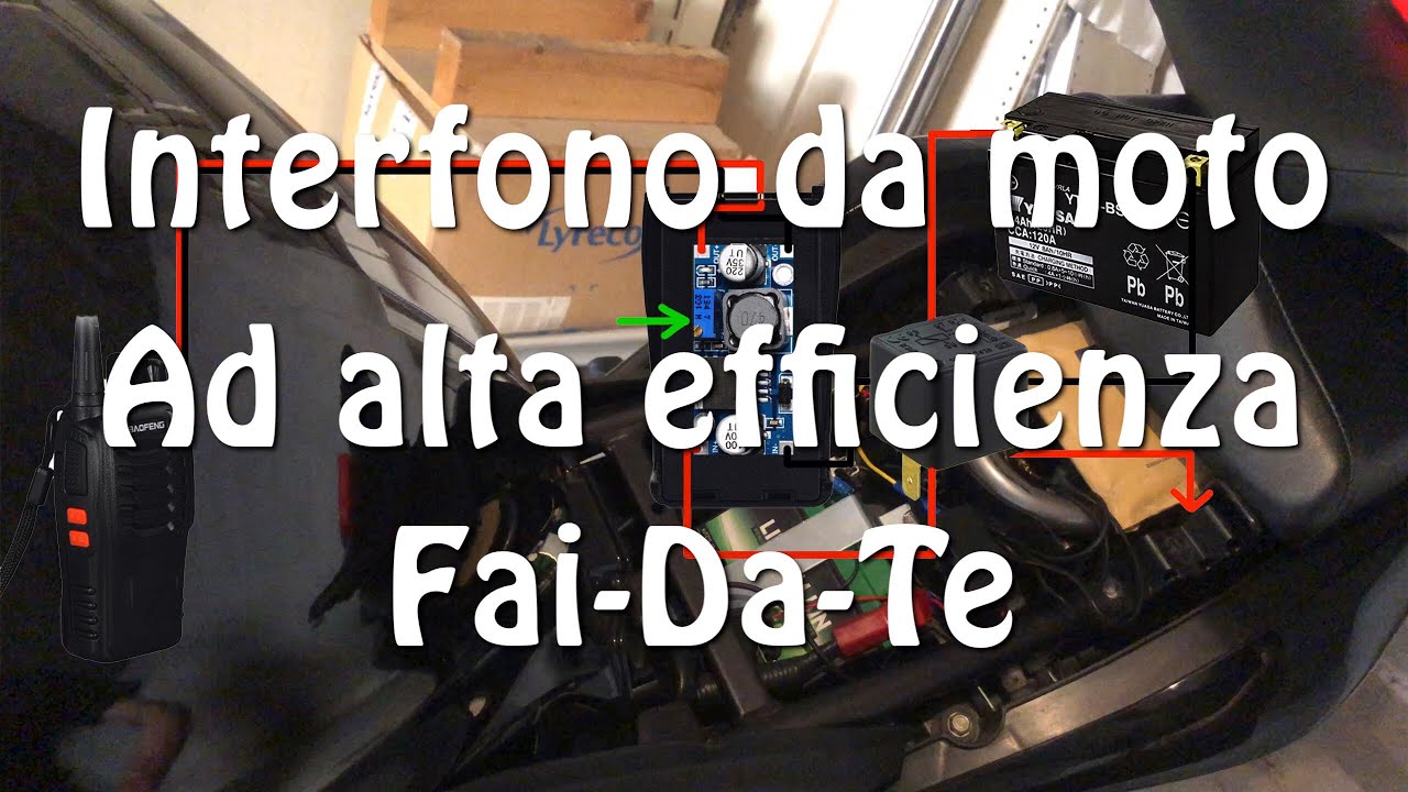 Interfono da moto ad alta efficienza - Fai da te - YouTube