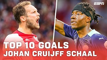 TOP 10 GOALS in de JOHAN CRUIJFF SCHAAL! 🏆🤩