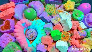 Purple & Green Chalk Crush 💜💚 Soft & Crunchy ASMR #asmr  screenshot 5