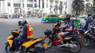 Бангкок оживленный перекресток Thailand