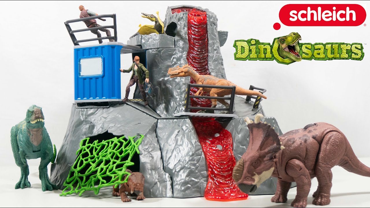 Schleich Dinosaurs Volcano Expedition Base Camp REVIEW