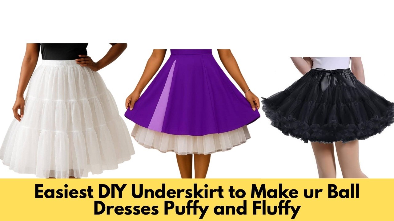 Underskirt Petticoat to make your Flare Dresses fluffy and puffy