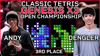 THE FIGHT FOR THE MEDAL! | GENESIS X3 x CLASSIC TETRIS OPEN CHAMPIONSHIP | 3RD PLACE MATCH screenshot 4
