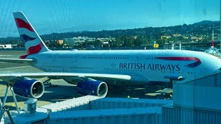 Flying on the British Airways Airbus A380 from San Francisco to London (economy)