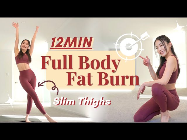 12min Full Body FAT BURN workout  🎯Arms, Chest, ABS, Back, Thigh