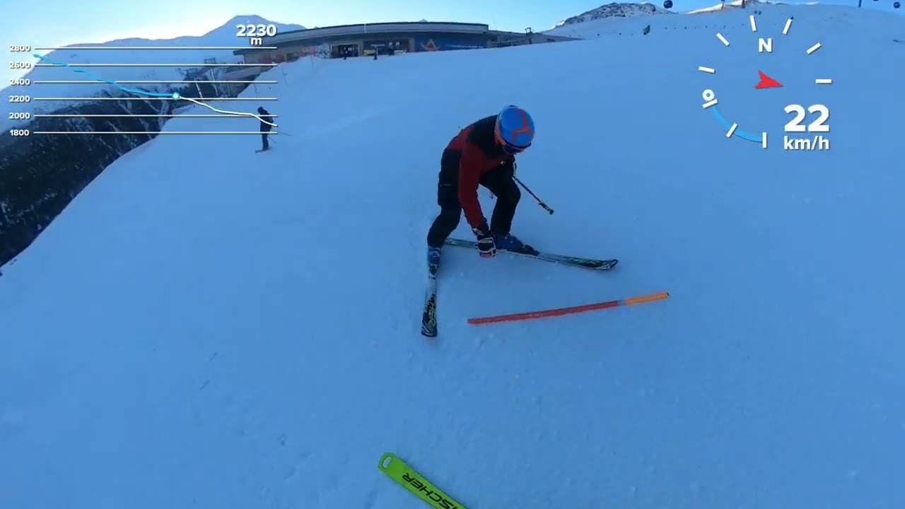 Ski run Carosello 3000 , LIVIGNO 15.12.2024.
