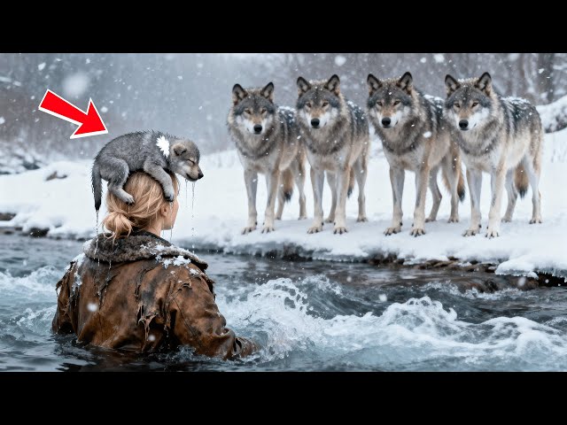 Woman Saves Baby Wolf From Drowning, The Pack's Reaction Left Everyone Stunned... - YouTube