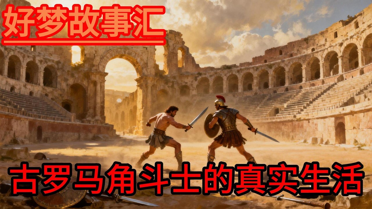 好梦故事汇·古罗马角斗士一天的真实生活，没想到....