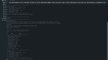 Demo Ruby CLI Gem: On Tap Ithaca Beer Co