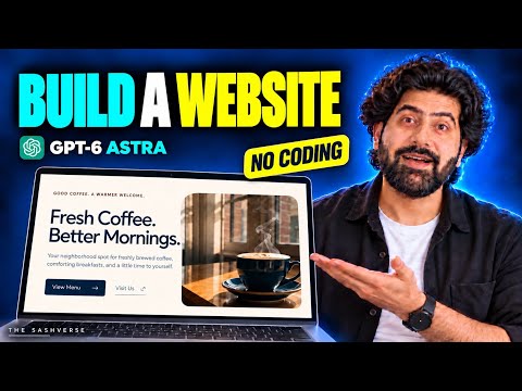 Build a Website with GPT-6 Astra (No Coding) | Beginner Tutorial