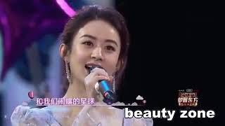 Zhao Liying live song compilation. I didn’t expect her to sing so well.