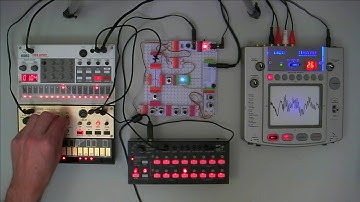 Korg SQ-1, Volca Keys, Volca Sample, LittleBits, KP2 - Sample And Hold